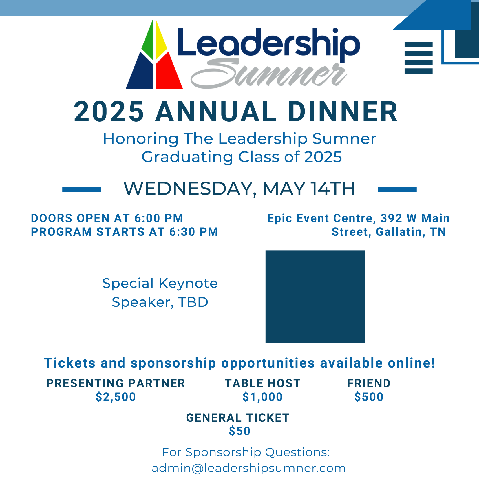 Leadership Sumner Annual Dinner